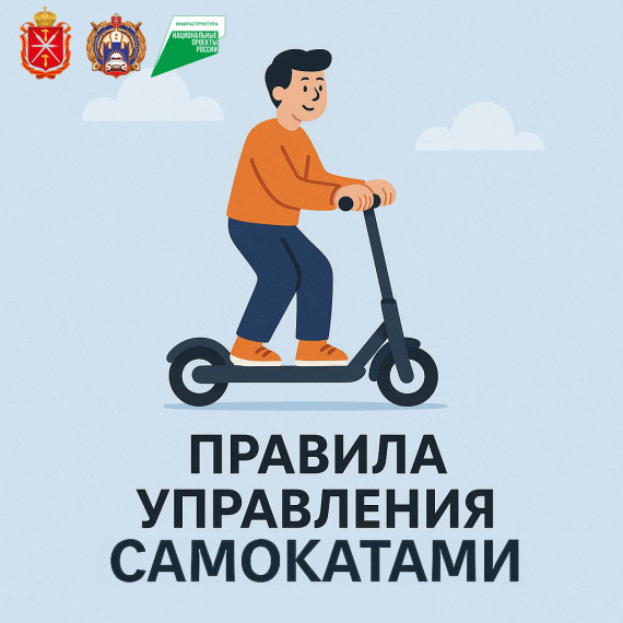Правила управления самокатами.